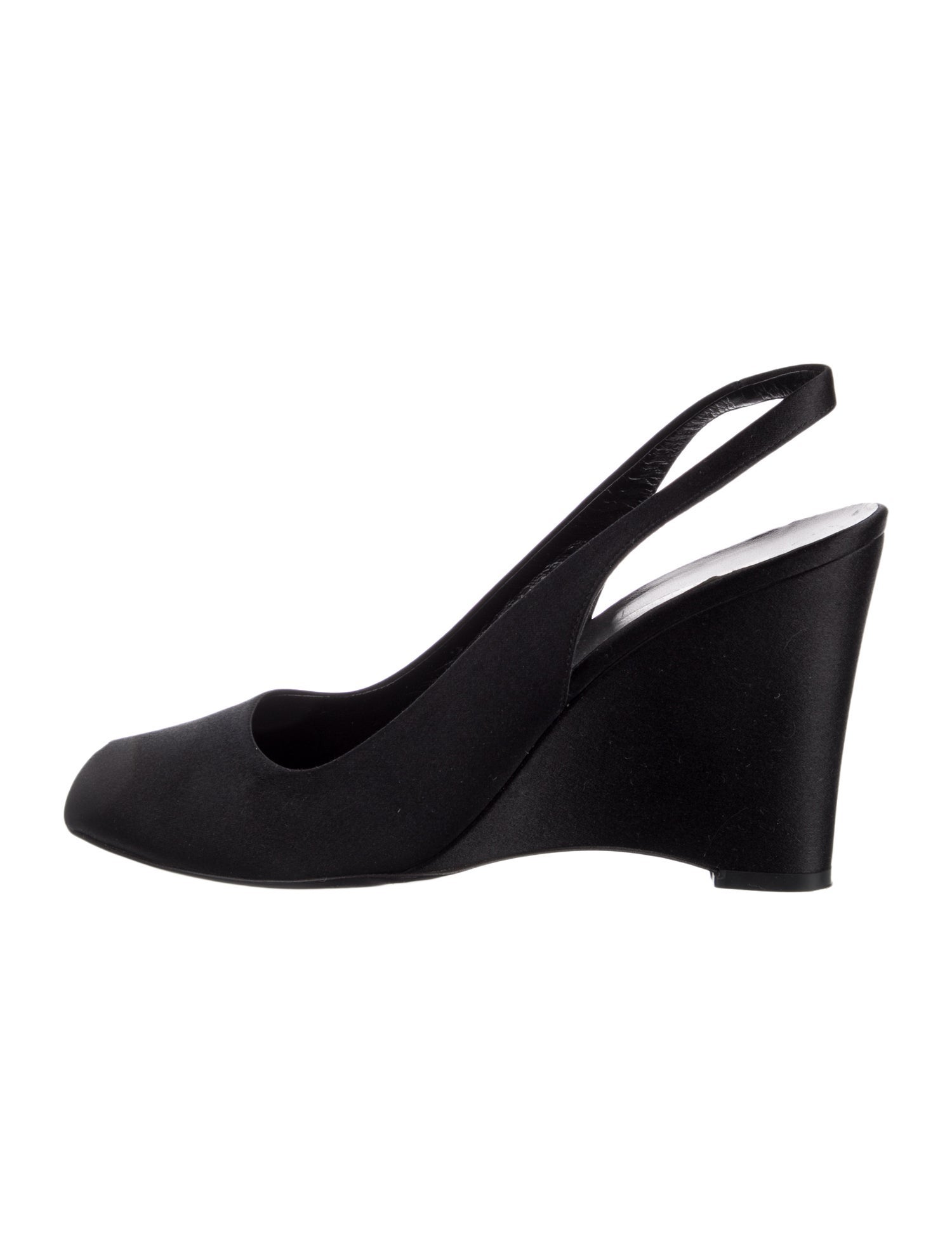 Jil Sander Satin Slingback Pumps