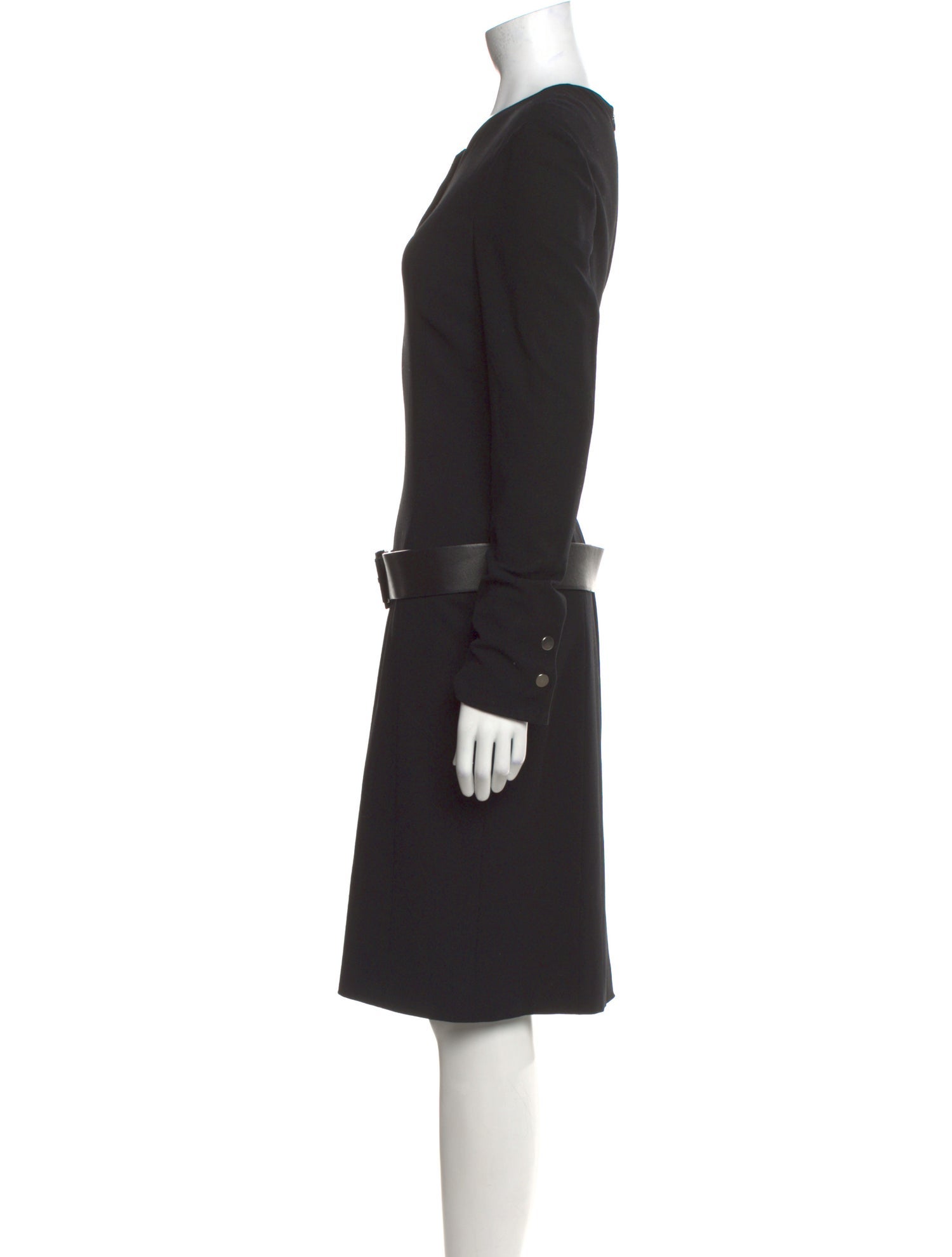 Jil Sander Virgin Wool Knee-Length Dress