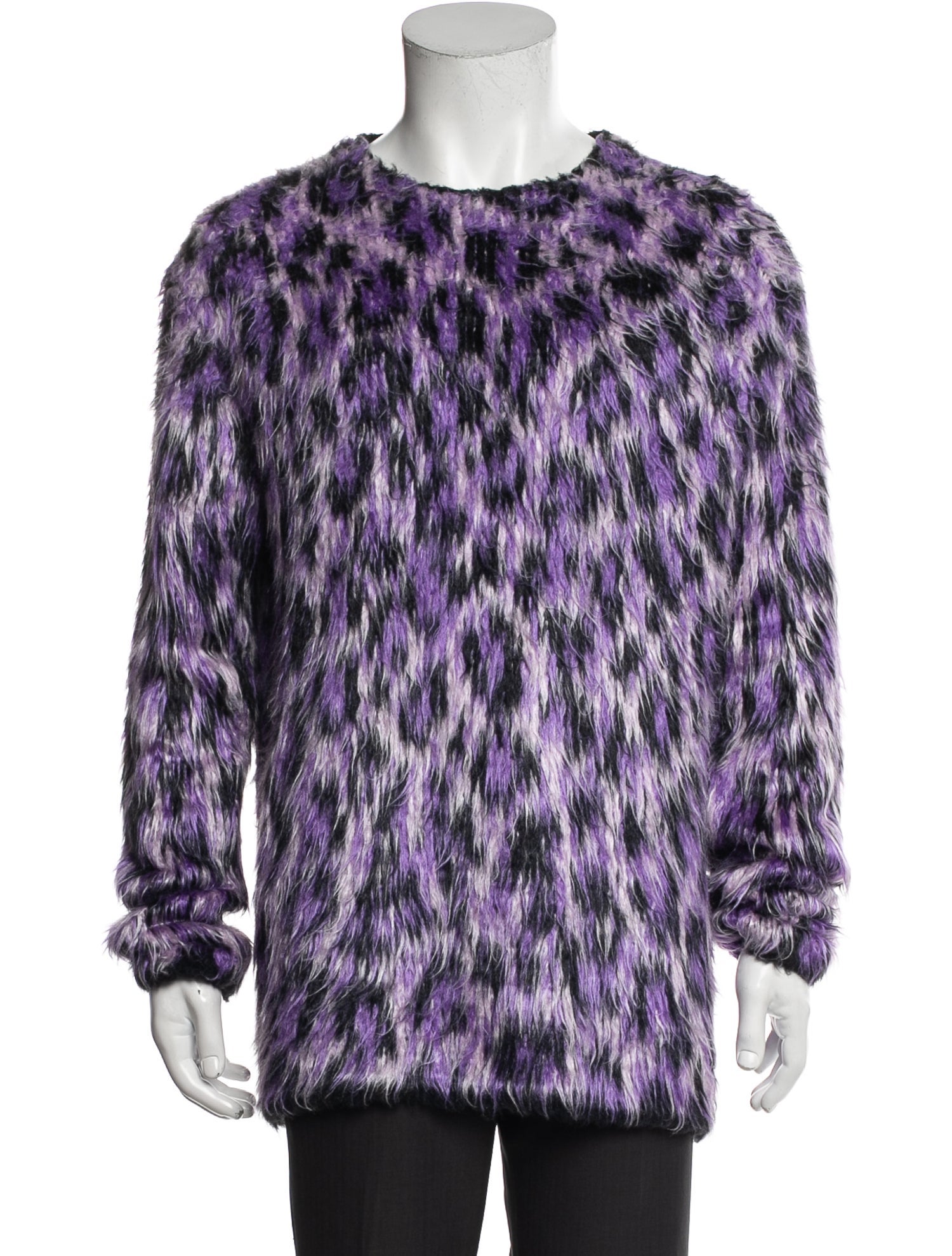 Jil Sander Animal Print Crew Neck Pullover