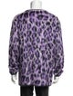 Jil Sander Animal Print Crew Neck Pullover