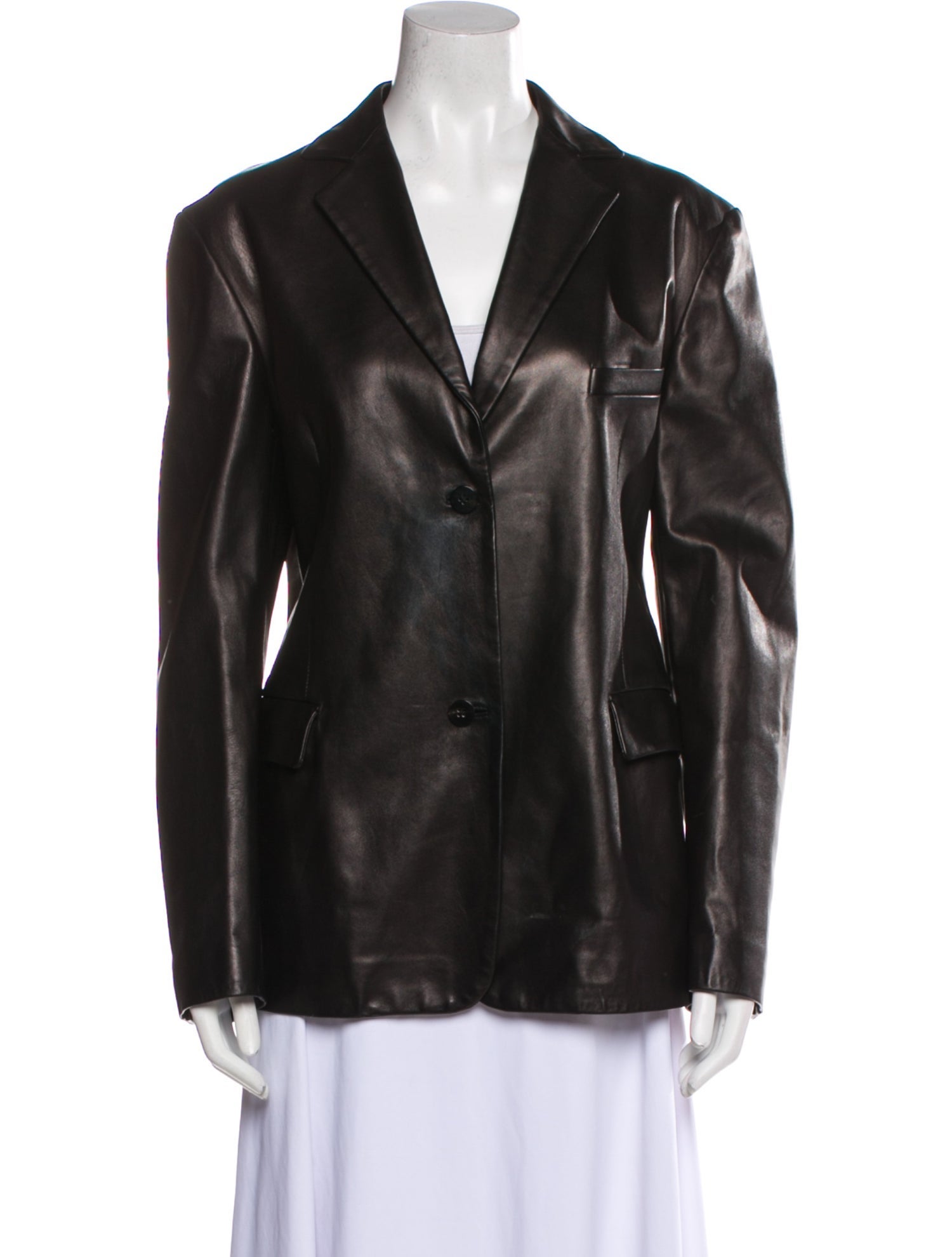 Jil Sander Leather Blazer