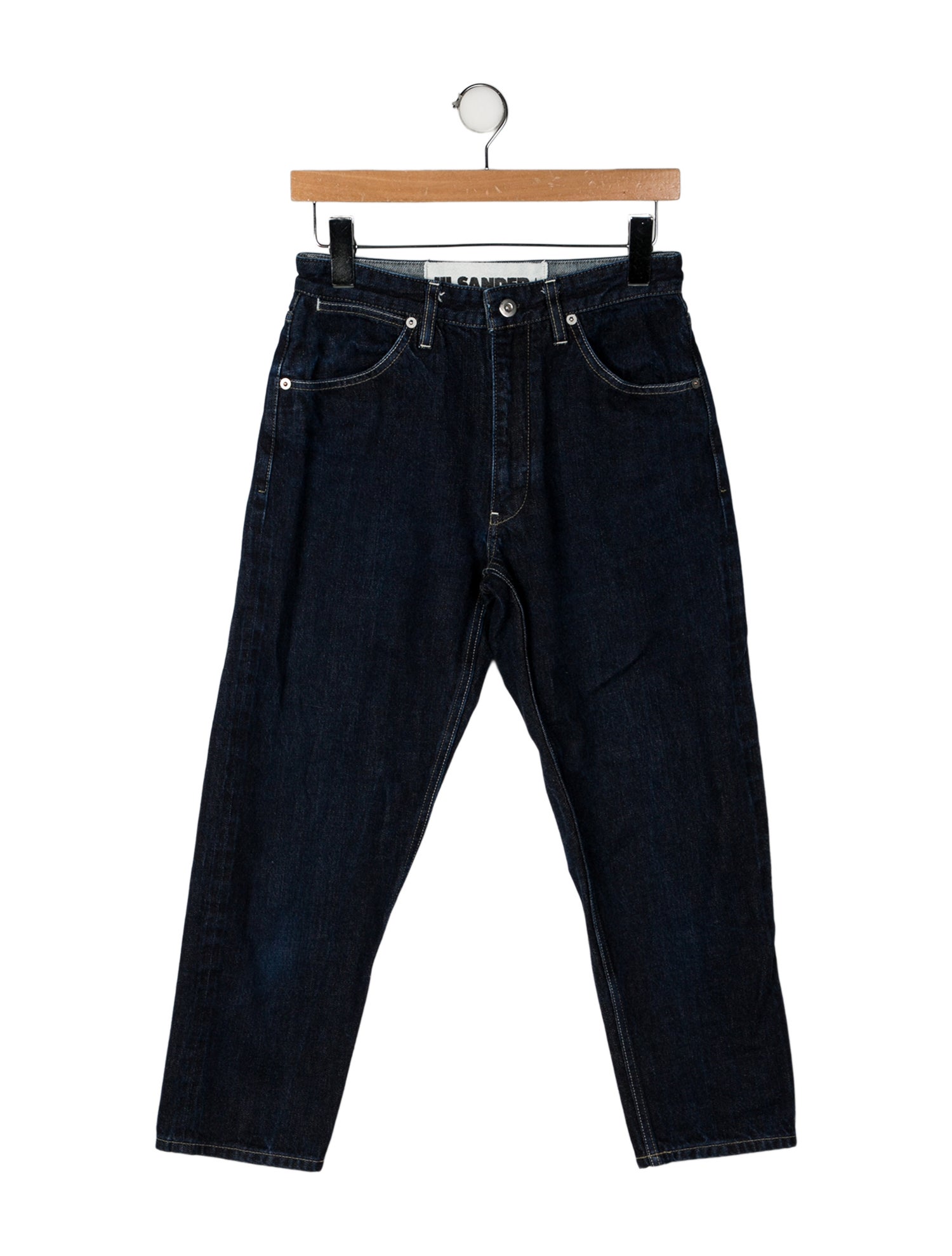 Jil Sander Mid-Rise Straight Leg Jeans