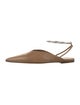 Jil Sander Leather Slingback Flats