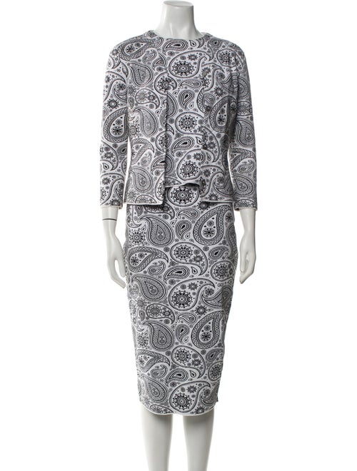 Jil Sander Paisley Print Skirt Set