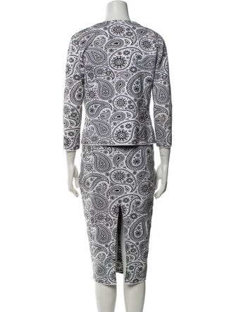 Jil Sander Paisley Print Skirt Set