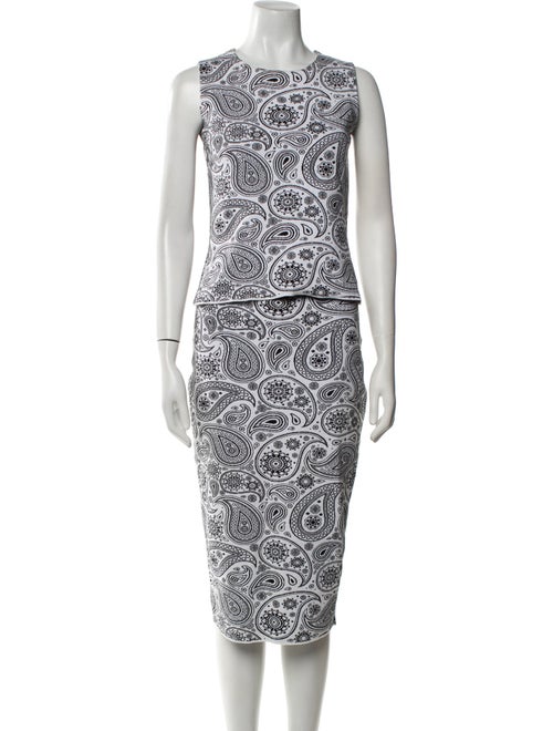 Jil Sander Paisley Print Skirt Set