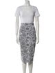 Jil Sander Paisley Print Skirt Set