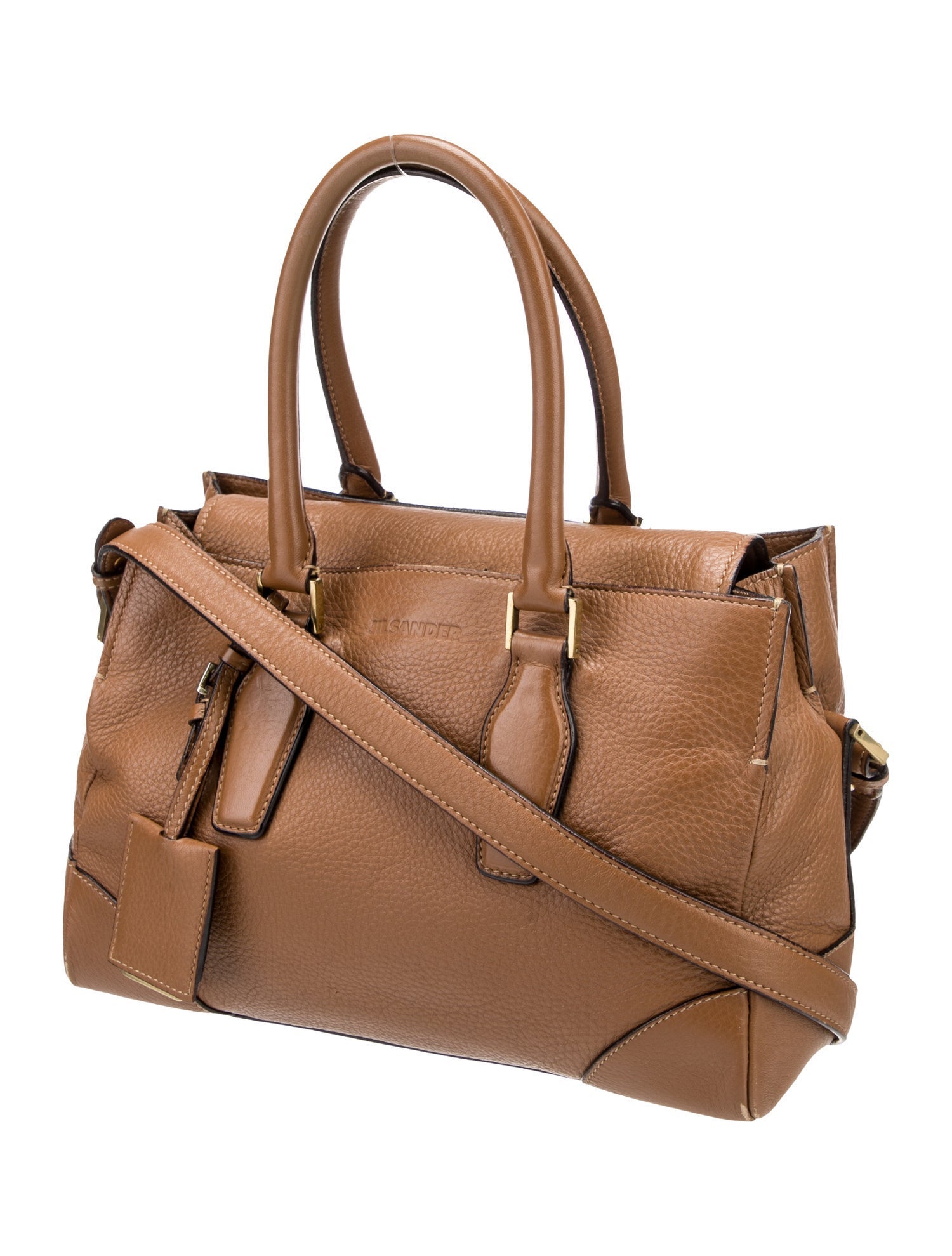 Jil Sander Leather Top Handle Bag