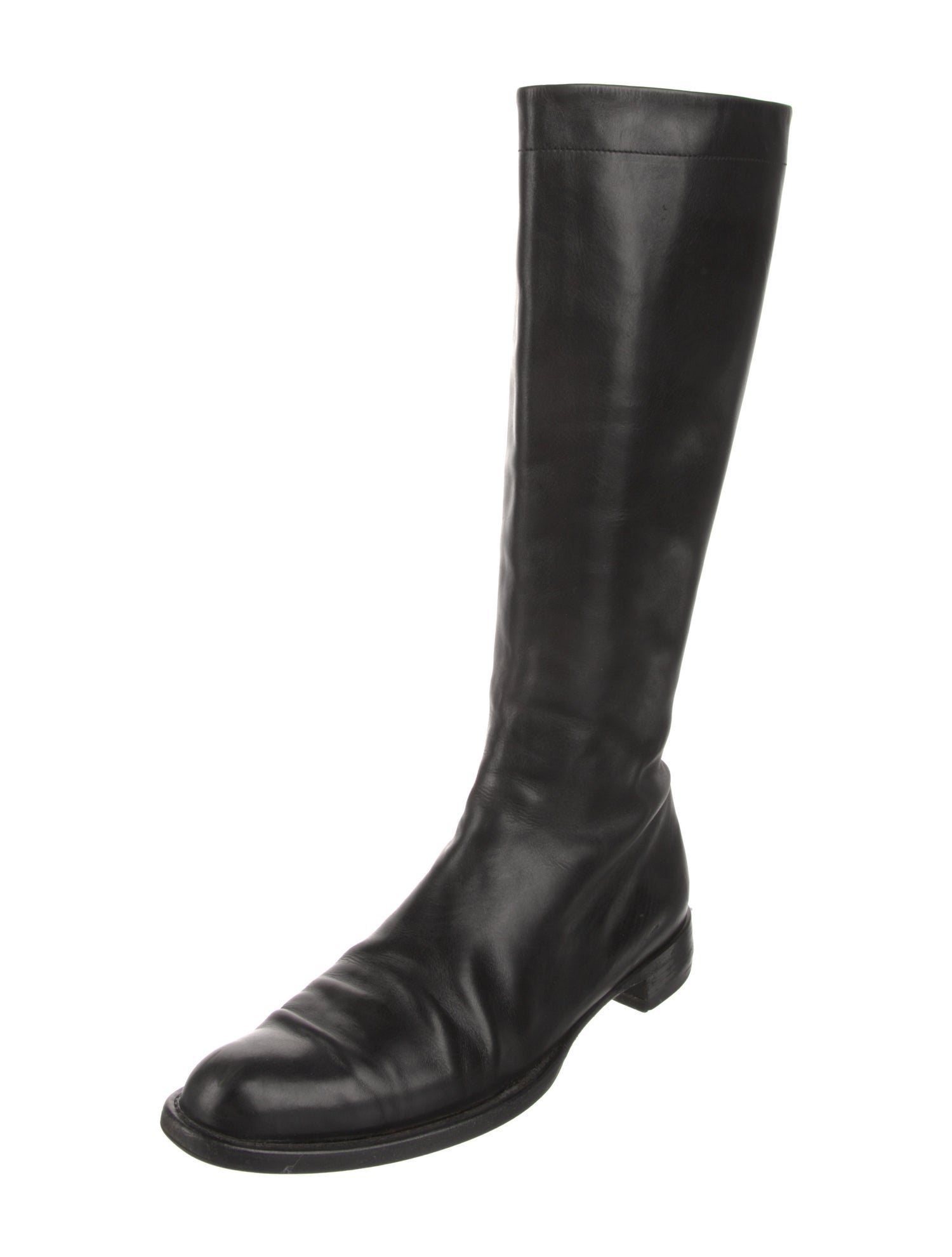 Jil Sander Leather Riding Boots