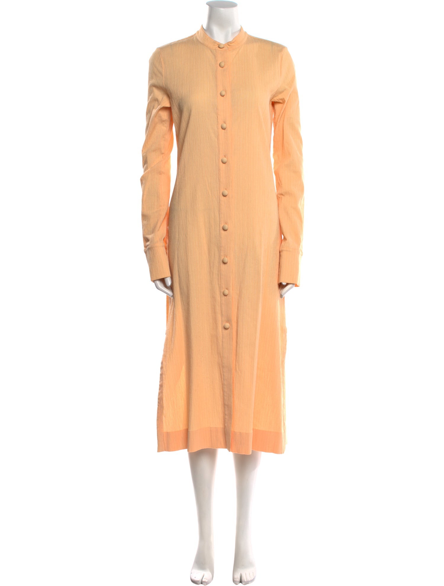 Jil Sander Mock Neck Long Dress