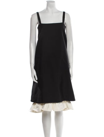 Jil Sander Nylon Midi Length Dress