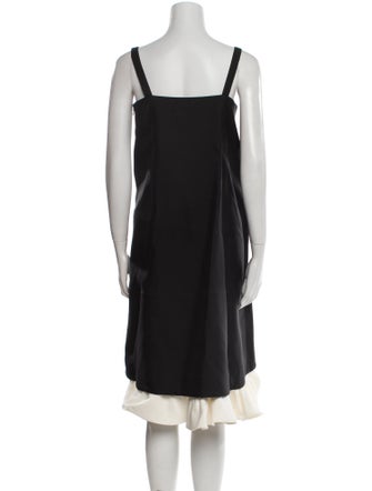 Jil Sander Nylon Midi Length Dress