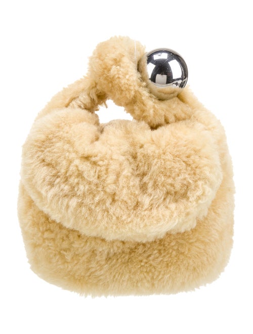 Jil Sander Shearling Top Handle Bag