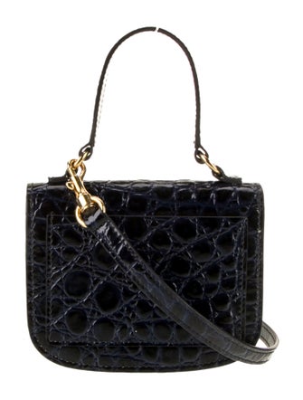 Jil Sander Embossed Leather Crossbody Bag