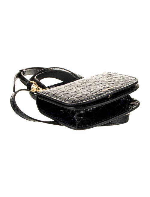 Jil Sander Embossed Leather Crossbody Bag