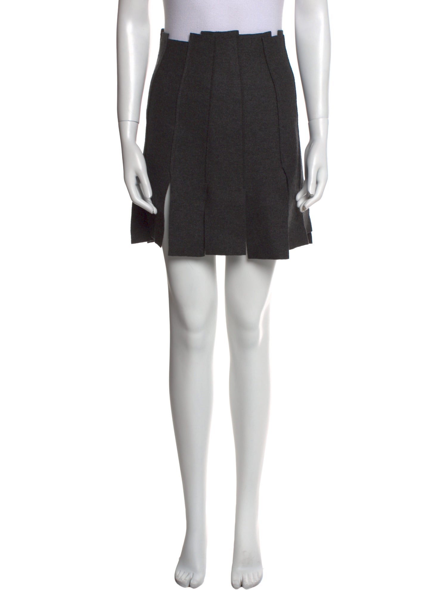 Jil Sander Wool Mini Skirt