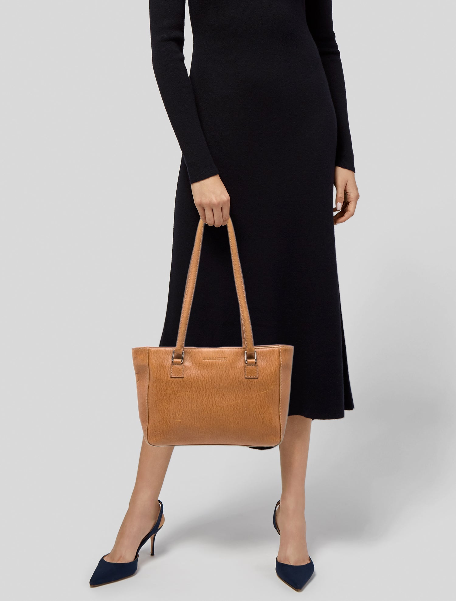 Jil Sander Leather Shoulder Bag