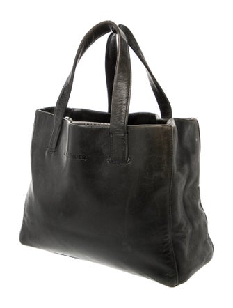 Jil Sander Leather Top Handle Bag