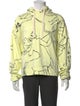 Jil Sander Printed V-Neck Hoodie