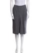 Jil Sander Virgin Wool Knee-Length Skirt
