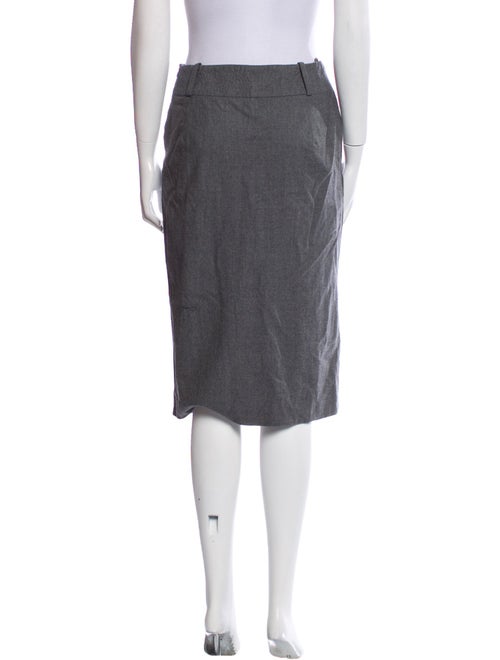 Jil Sander Virgin Wool Knee-Length Skirt