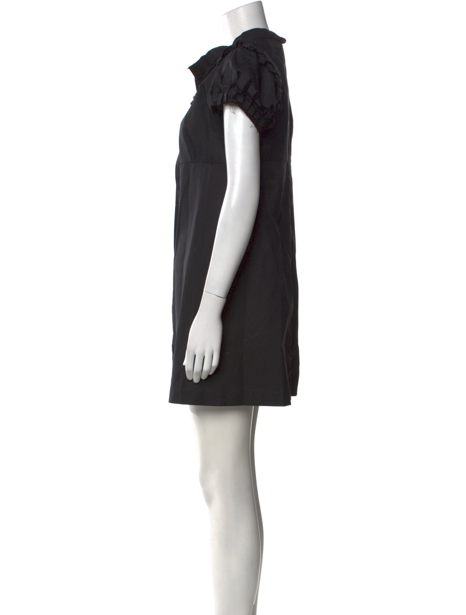 Jil Sander V-Neck Mini Dress