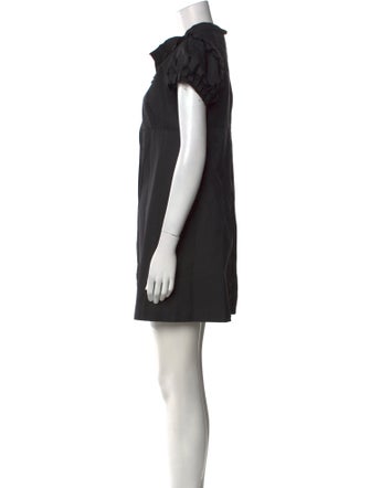 Jil Sander V-Neck Mini Dress