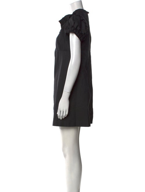 Jil Sander V-Neck Mini Dress
