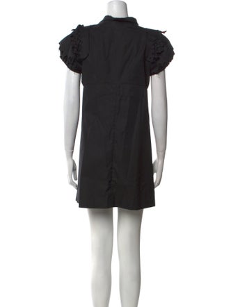 Jil Sander V-Neck Mini Dress