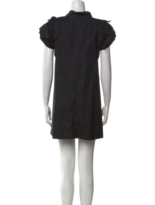 Jil Sander V-Neck Mini Dress