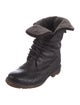 Jil Sander Leather Combat Boots