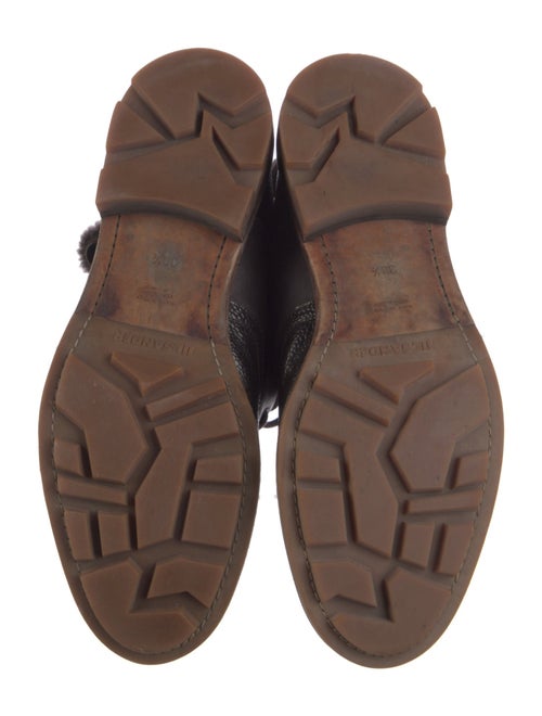 Jil Sander Leather Combat Boots