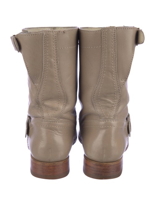 Jil Sander Leather Moto Boots