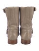 Jil Sander Leather Moto Boots