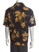 Jil Sander Floral Print Short Sleeve Shirt