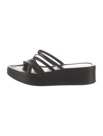 Jil Sander Leather Slides
