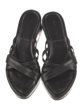 Jil Sander Leather Slides