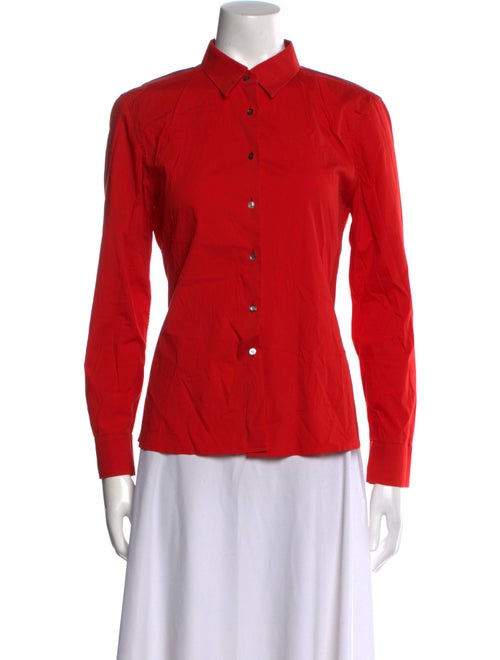 Jil Sander Long Sleeve Button-Up Top