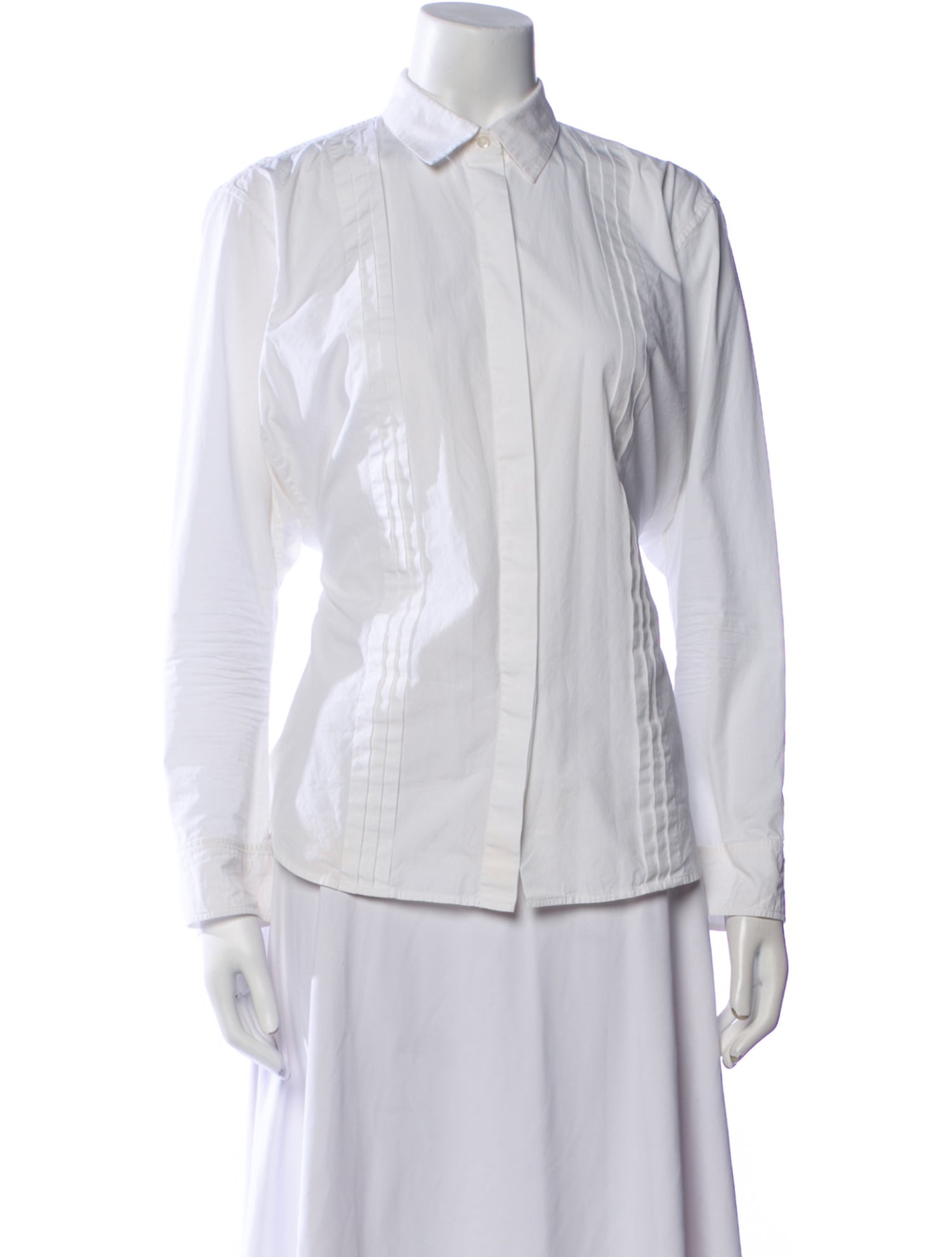 Jil Sander Long Sleeve Button-Up Top