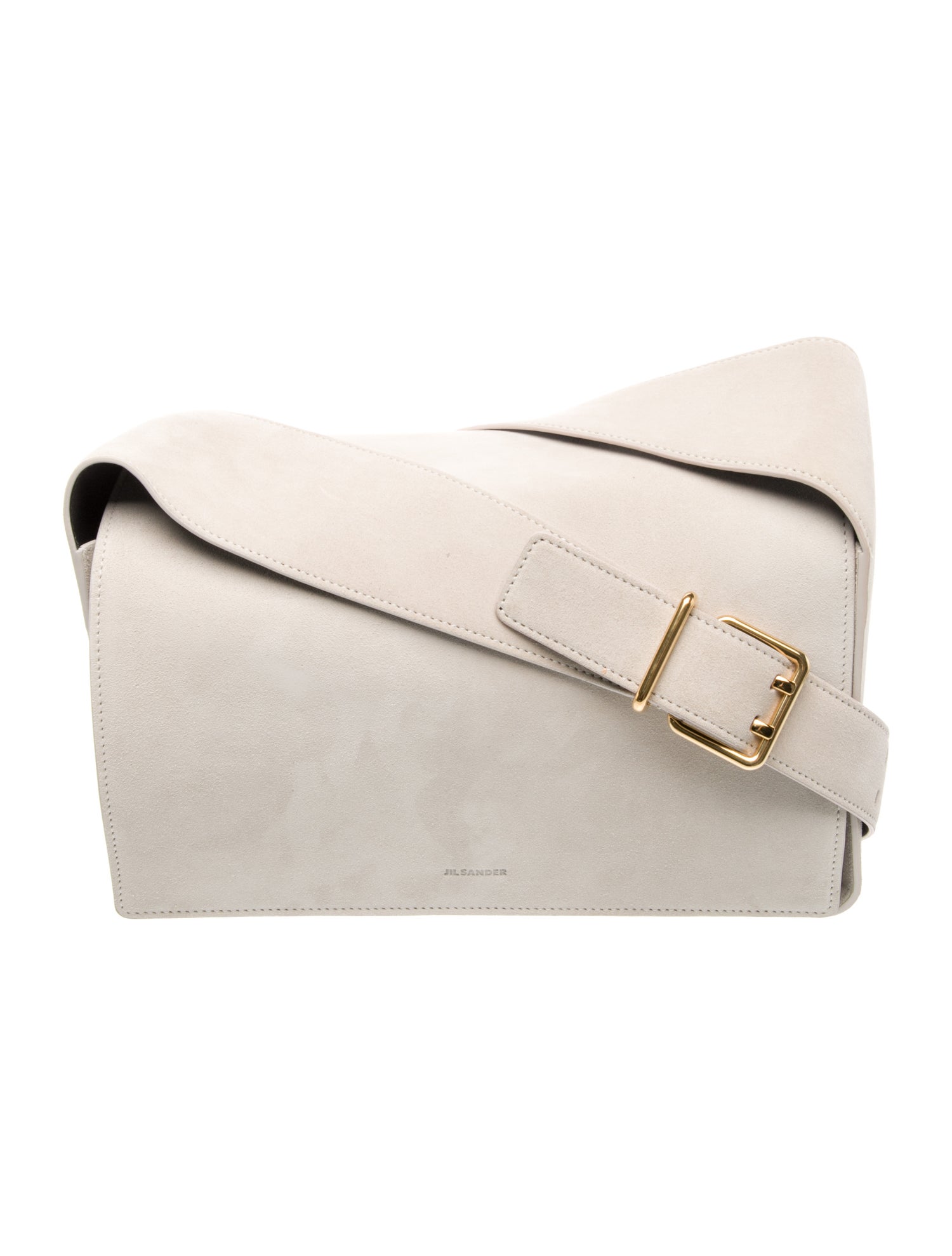 Jil Sander Suede Shoulder Bag