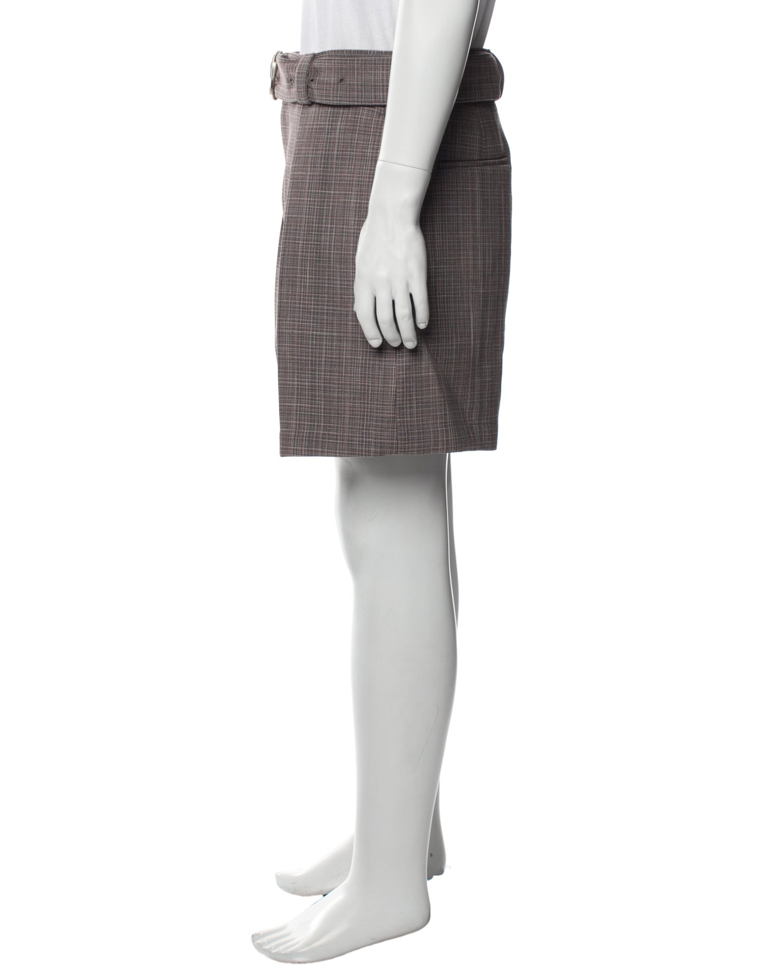 Jil Sander Virgin Wool Flat Front Shorts w/ Tags