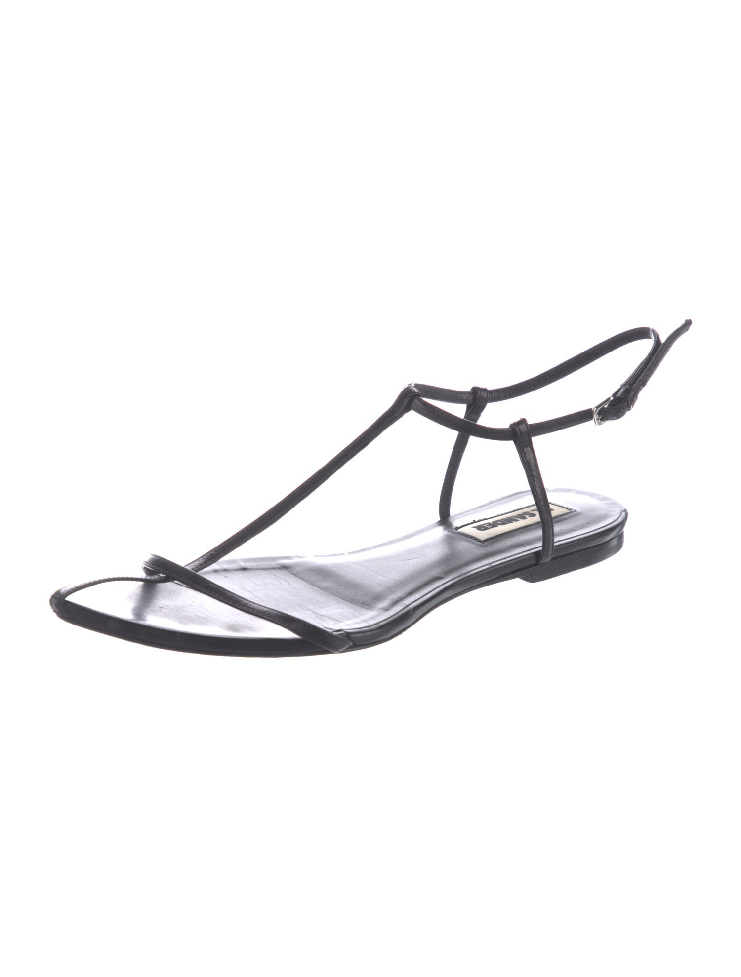 Jil Sander Leather Slingback Flats