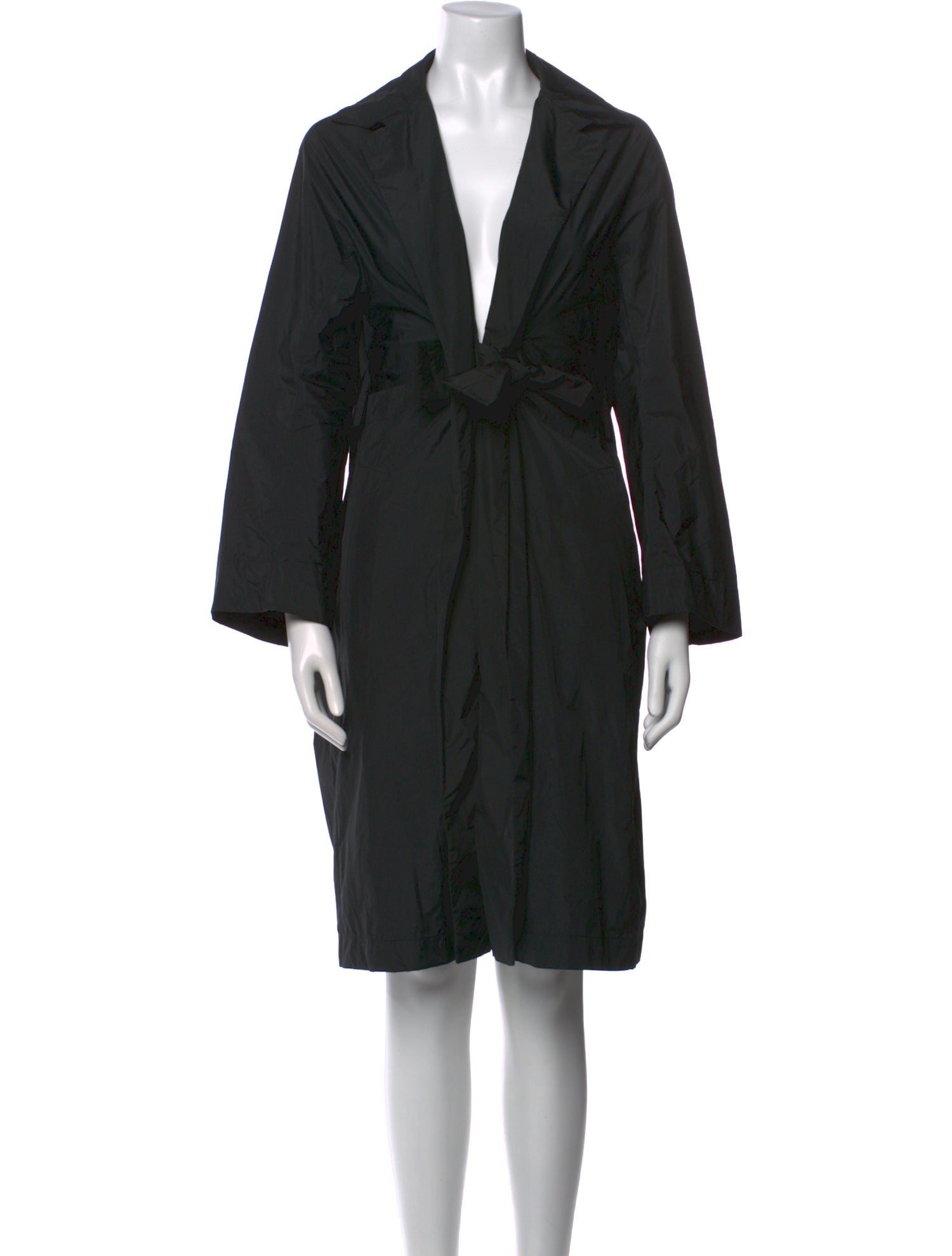 Jil Sander V-Neck Knee-Length Dress