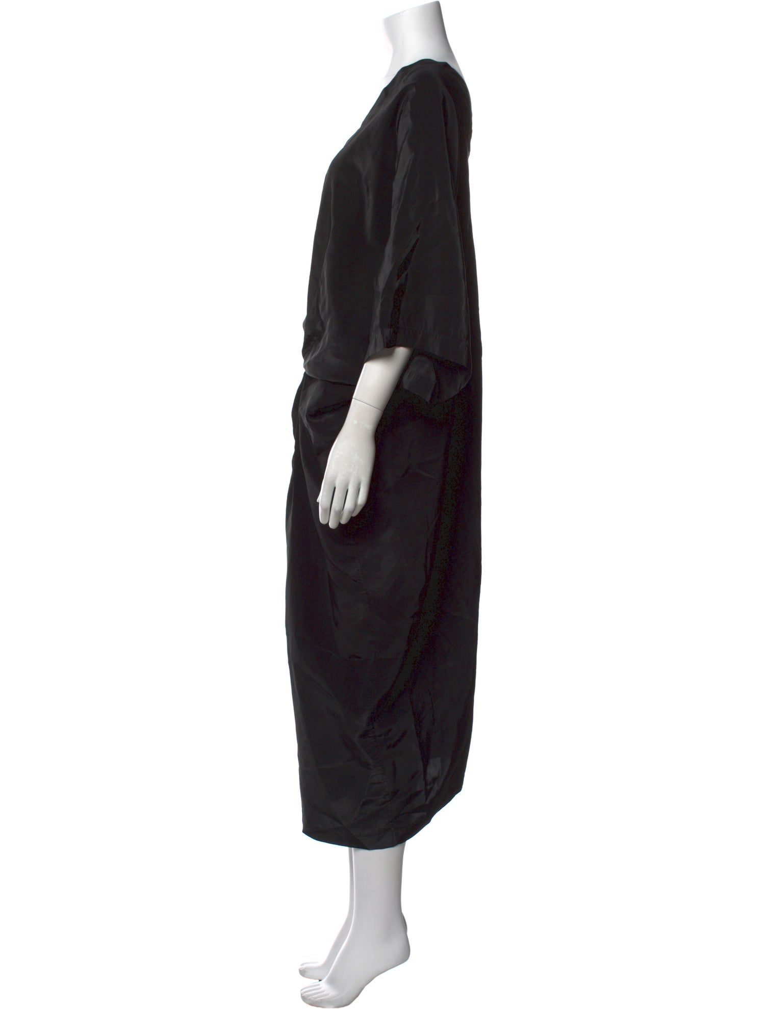 Jil Sander V-Neck Long Dress