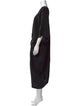 Jil Sander V-Neck Long Dress