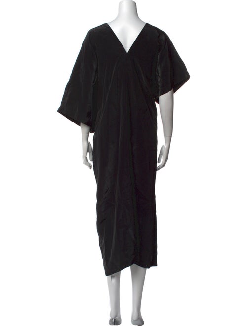 Jil Sander V-Neck Long Dress
