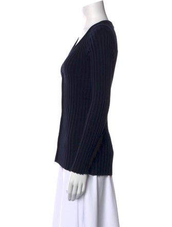 Jil Sander Wool V-Neck Sweater