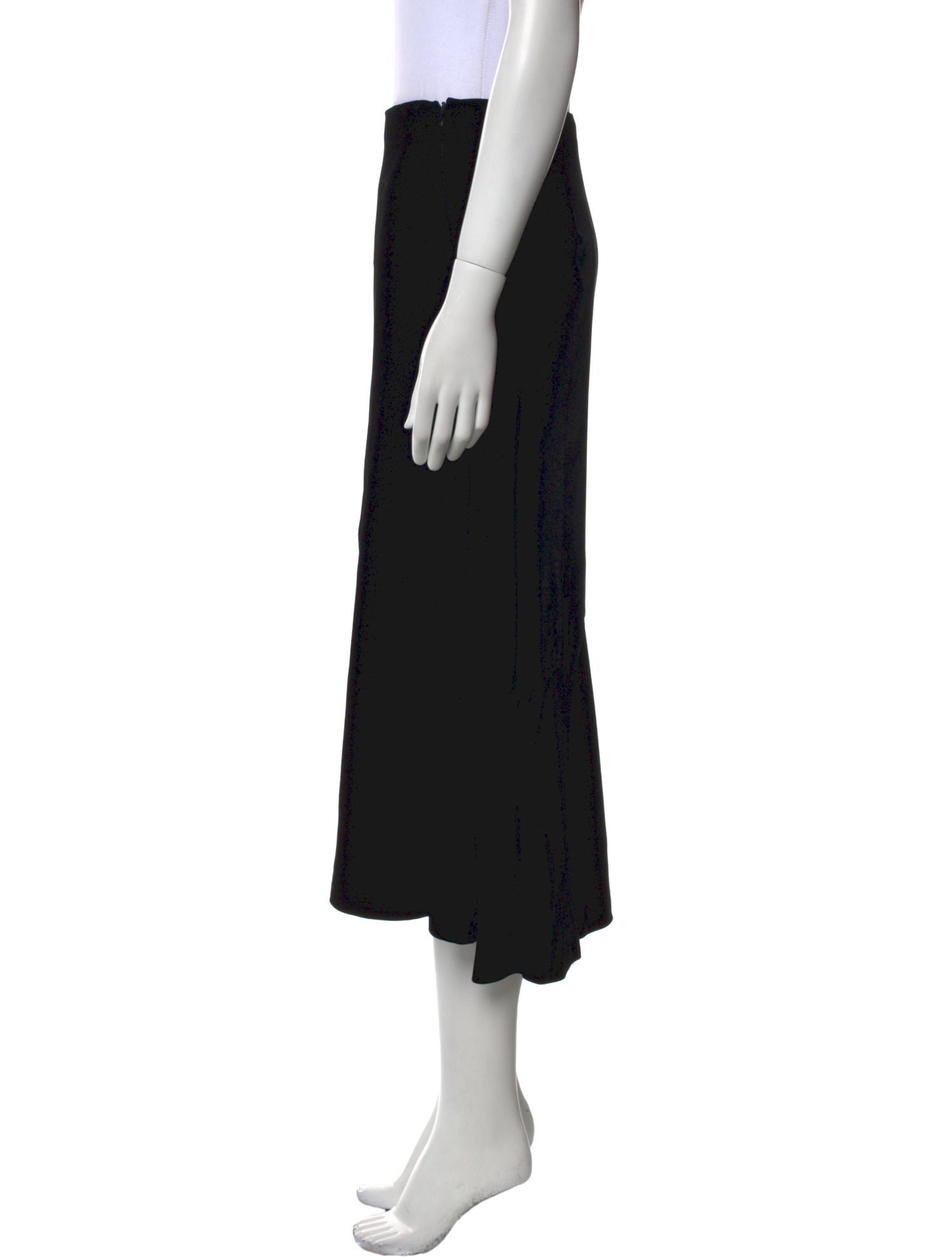 Jil Sander Velvet Midi Length Skirt