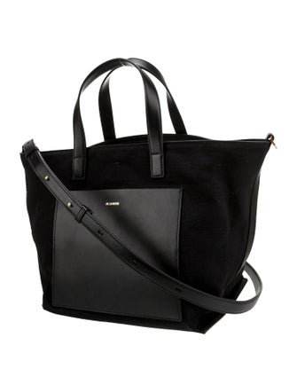 Jil Sander Canvas Shoulder Bag