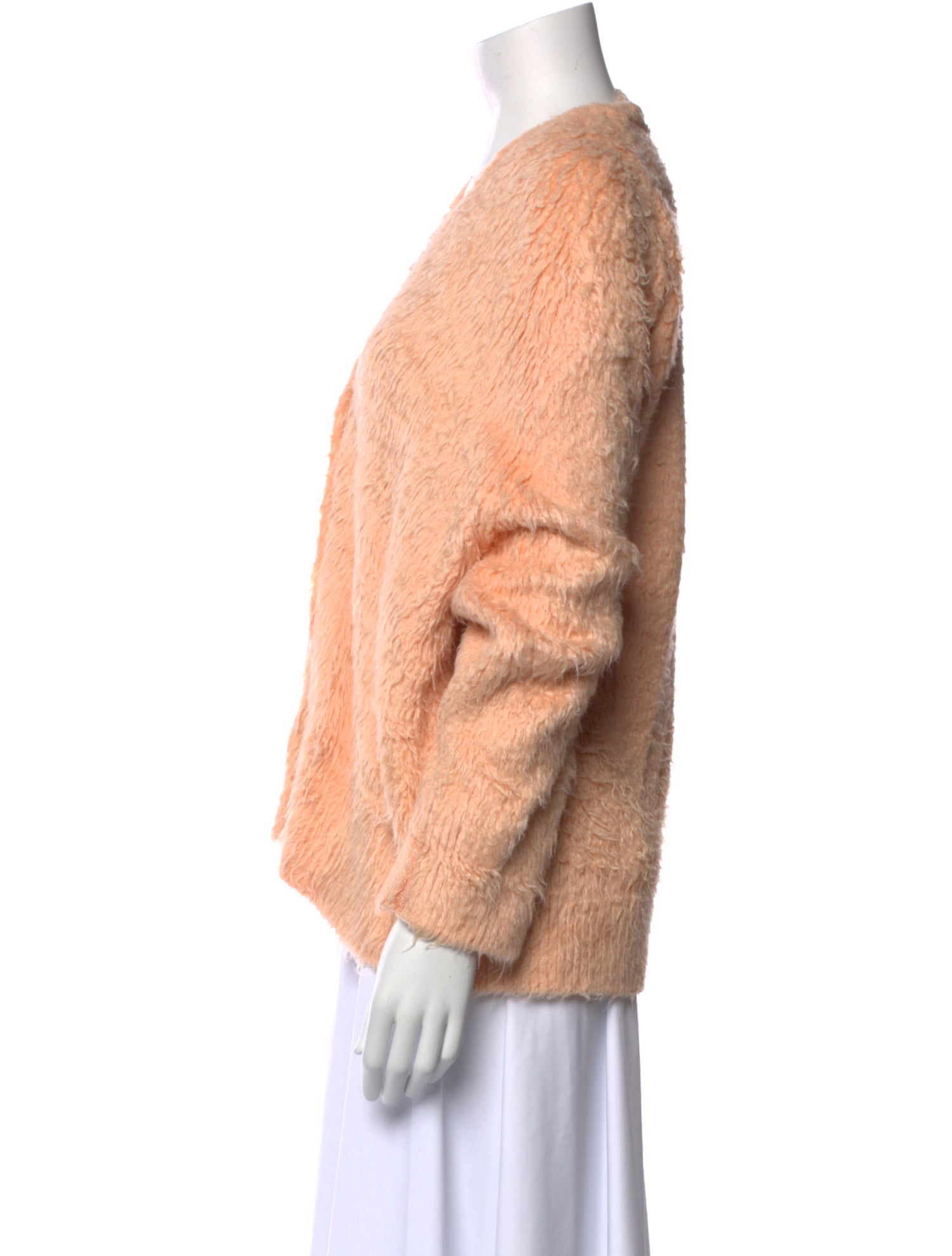 Jil Sander Silk V-Neck Sweater